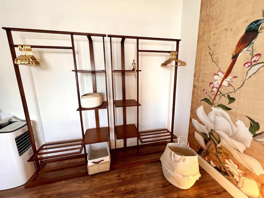 Bali Home Stylische Wohnung Mit Terrasse Schönefeld Esterno foto